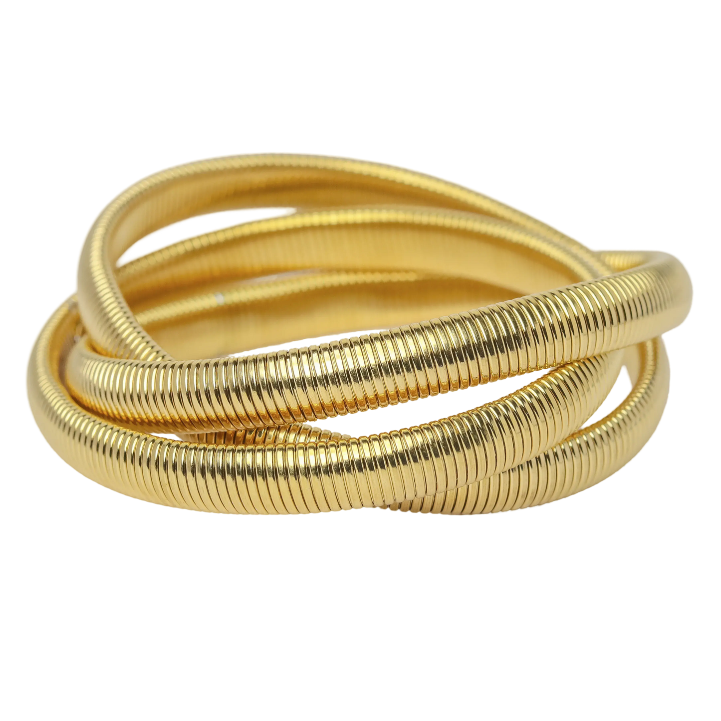 3 Layered Bangle - Gold