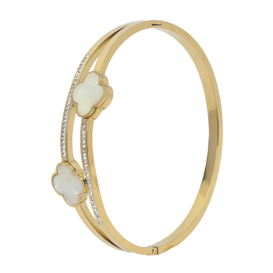 MOP Clover Bangle