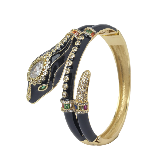 Veronica Serpent Bangle with Cz