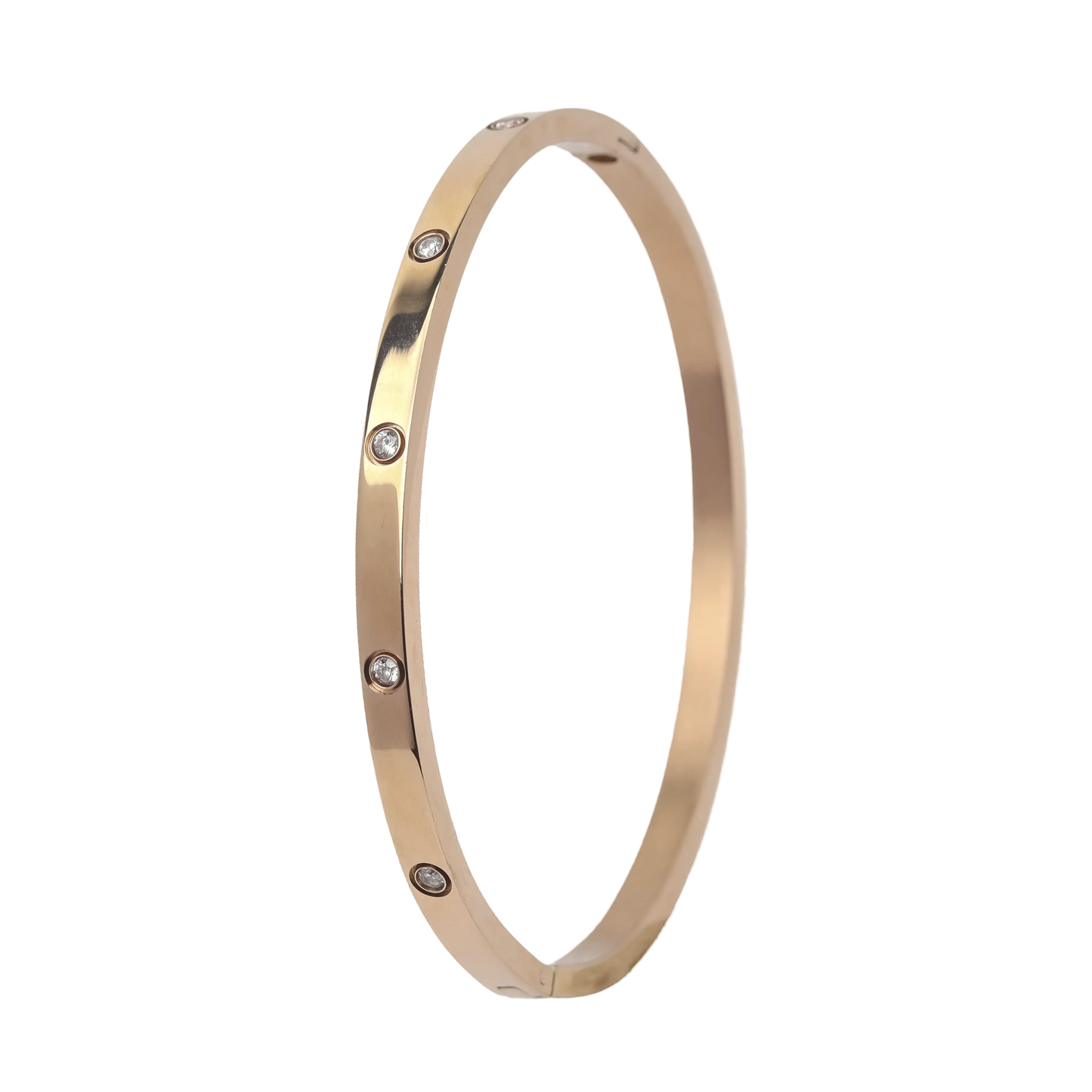 Dainty Classic Bangle with Stones