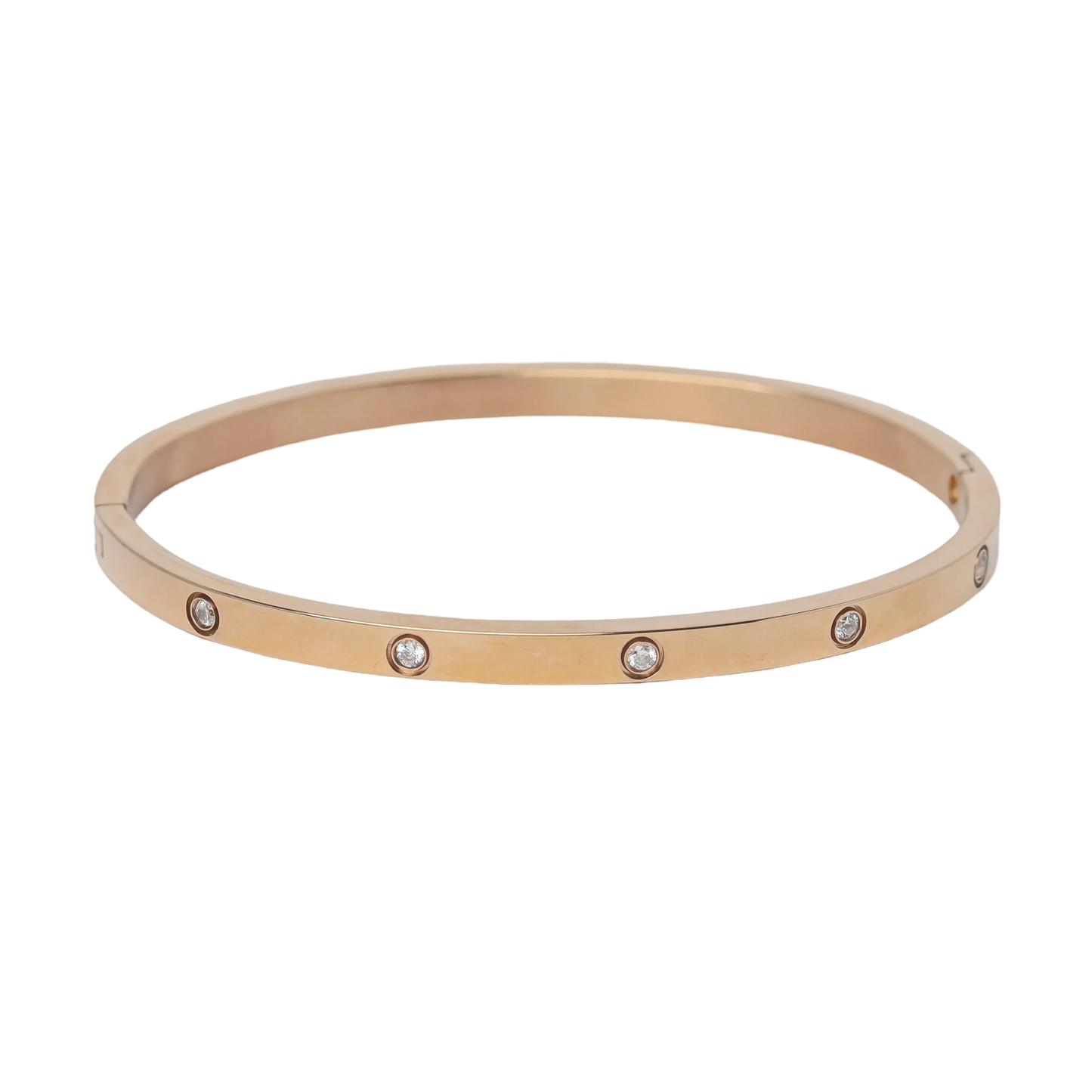 Dainty Classic Bangle with Stones