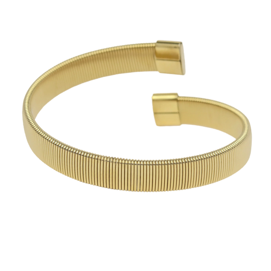 Ava Cuff Bangle - Gold