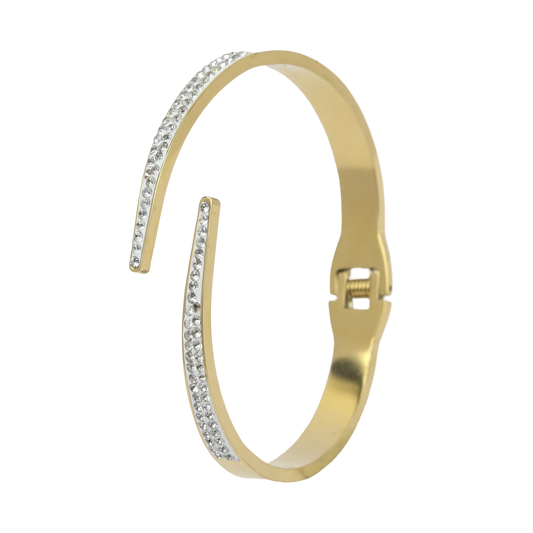 Roma Bangle with Cz - Thin