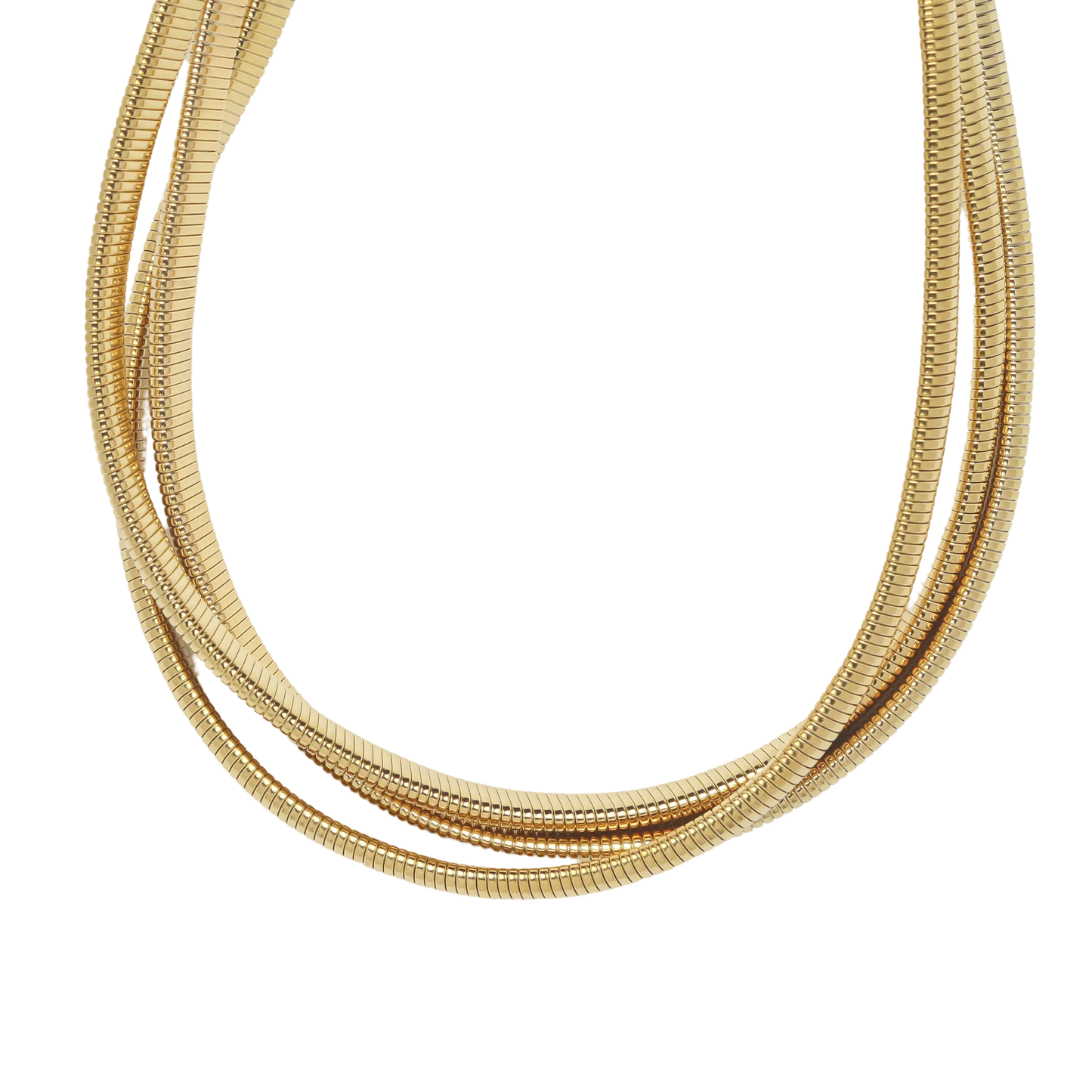 Layered Choker - Gold