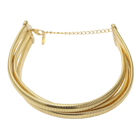 Layered Choker - Gold
