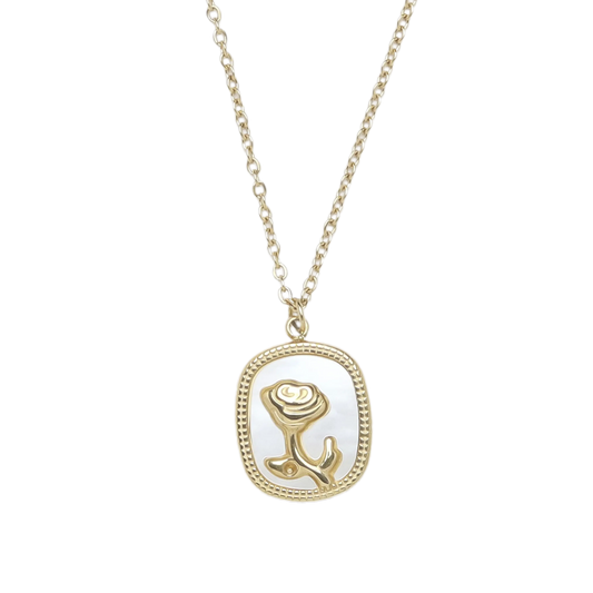 MOP Rose Neckalce