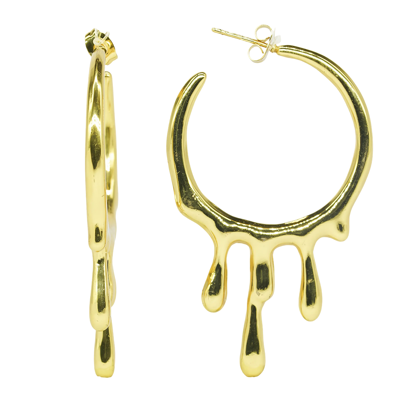 Drip Hoop Earrings