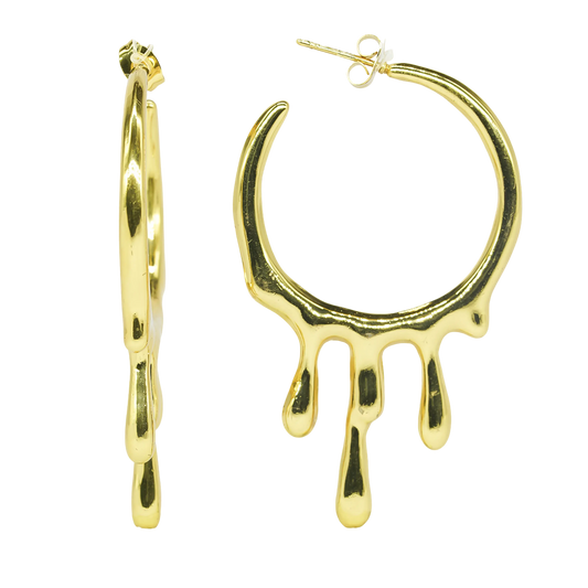 Drip Hoop Earrings