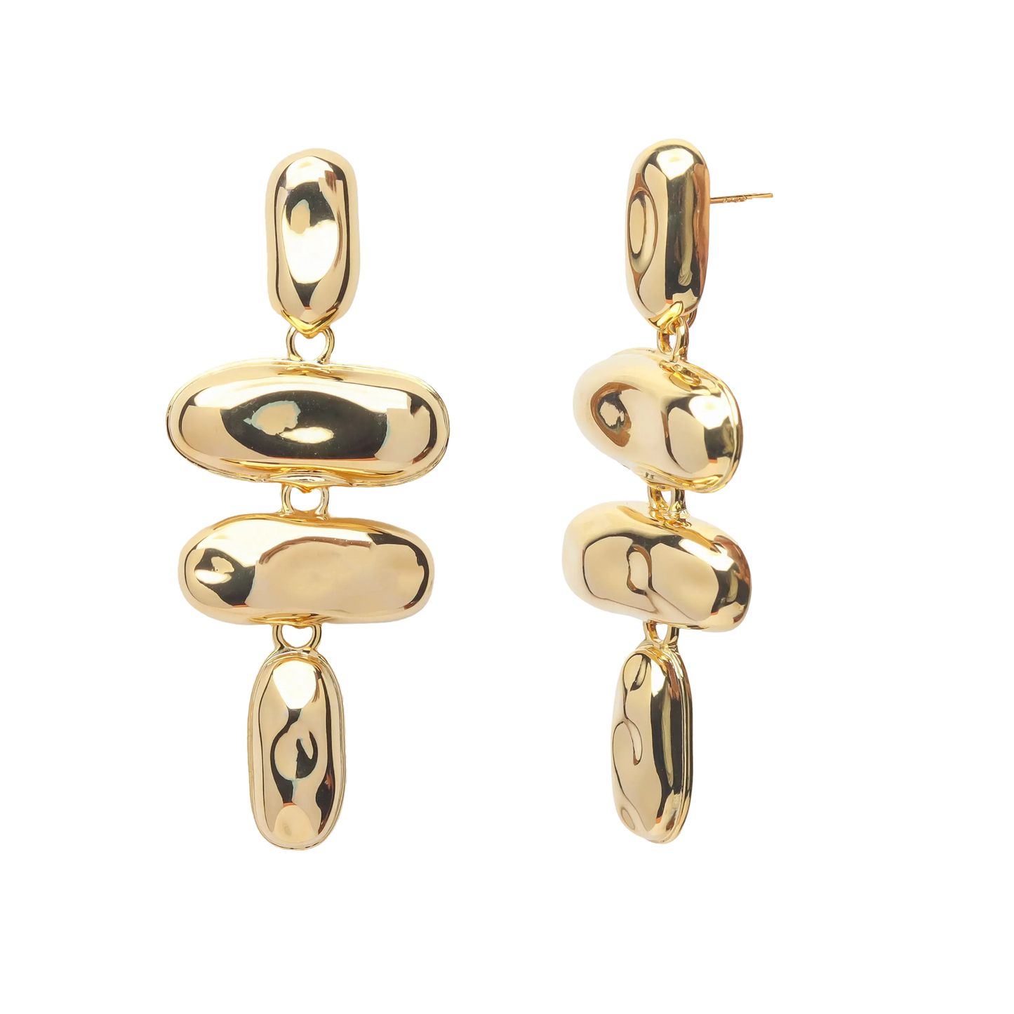 Glossy Dangle Earrings