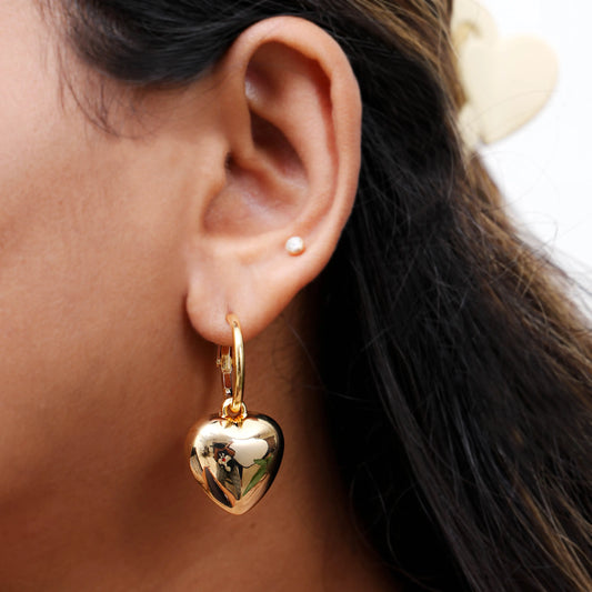 Heart Dangle Earrings