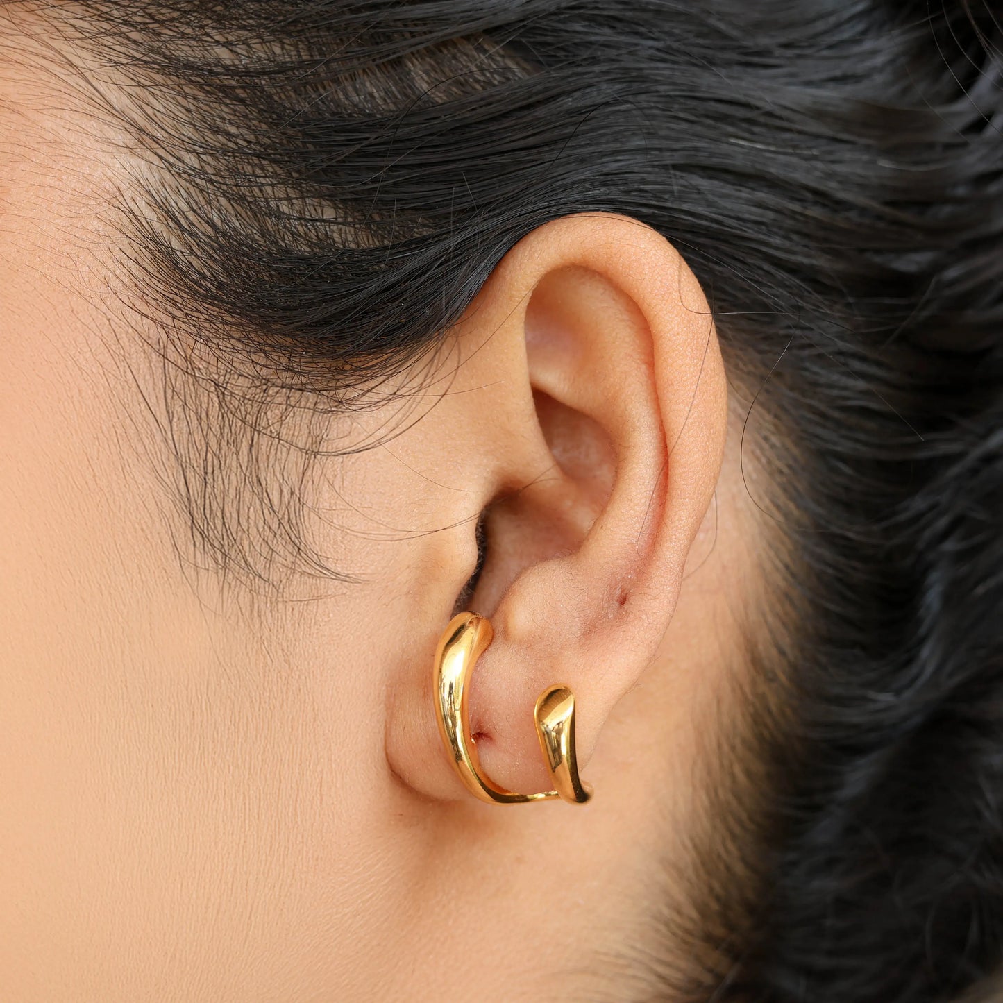 Layered Stud Earrings