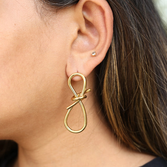 Knotted Stud Earrings