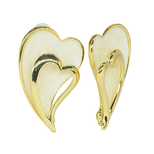 MOP Heart Studs