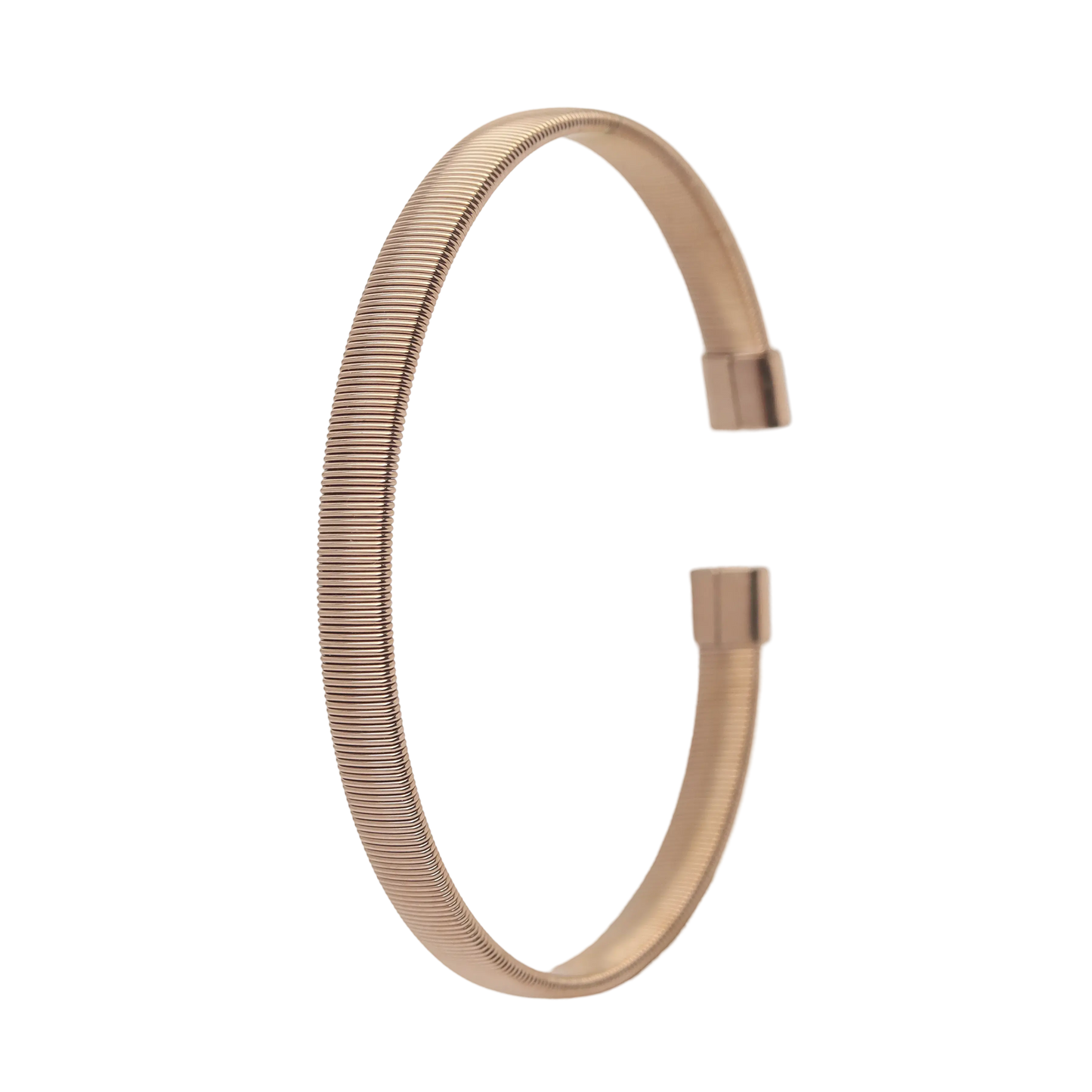 Stackable Cuff Bangle - Rose Gold