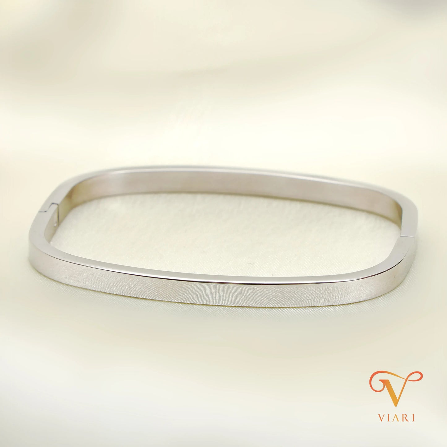 Stackable Bangle - Silver (Small)