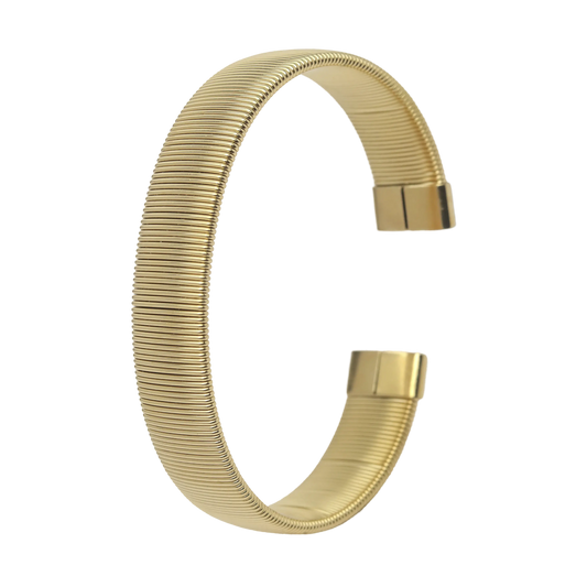 Rome Cuff Bangle - Gold