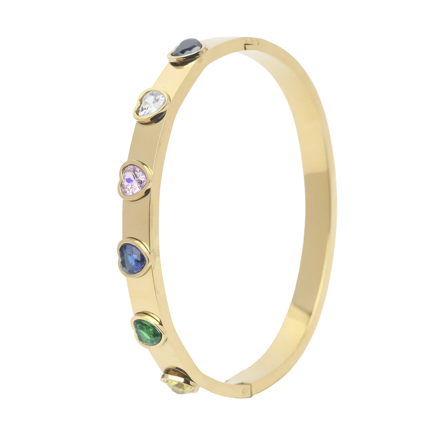 Heart Bangle - Multi Color