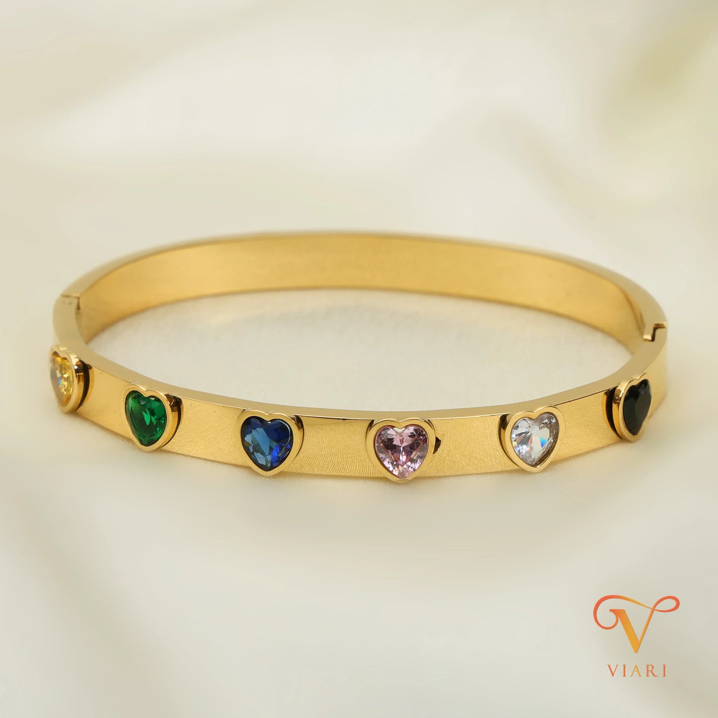 Heart Bangle - Multi Color