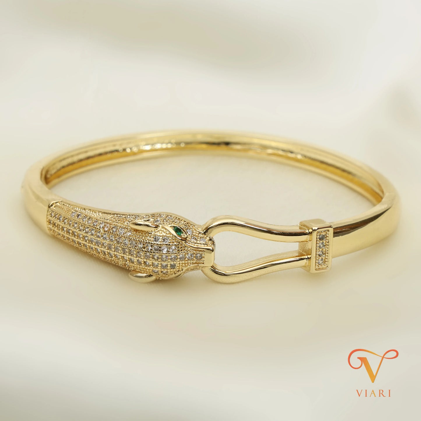 Panthera Bangle with Cz
