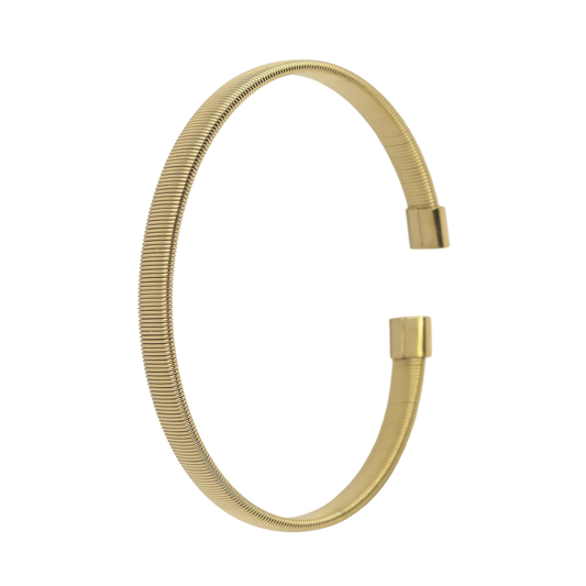 Stackable Cuff Bangle - Gold