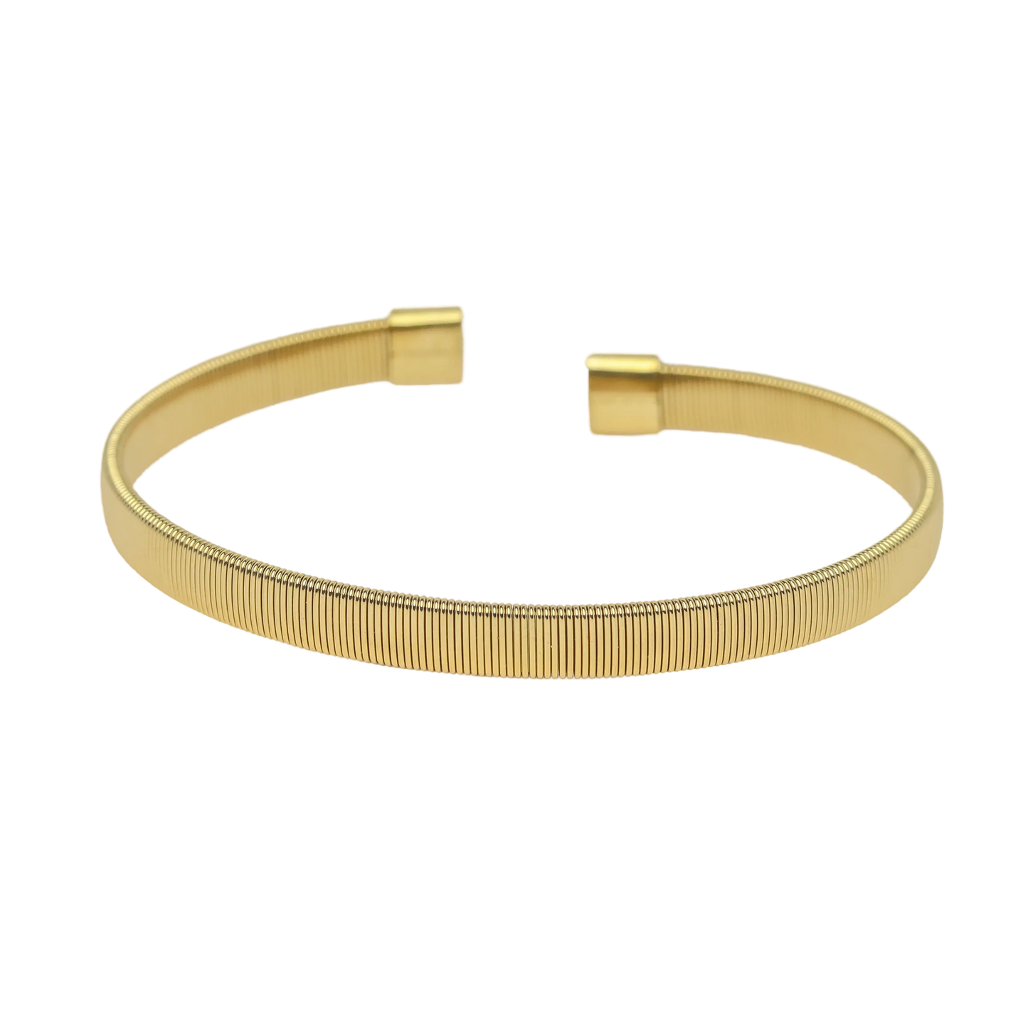 Stackable Cuff Bangle - Gold