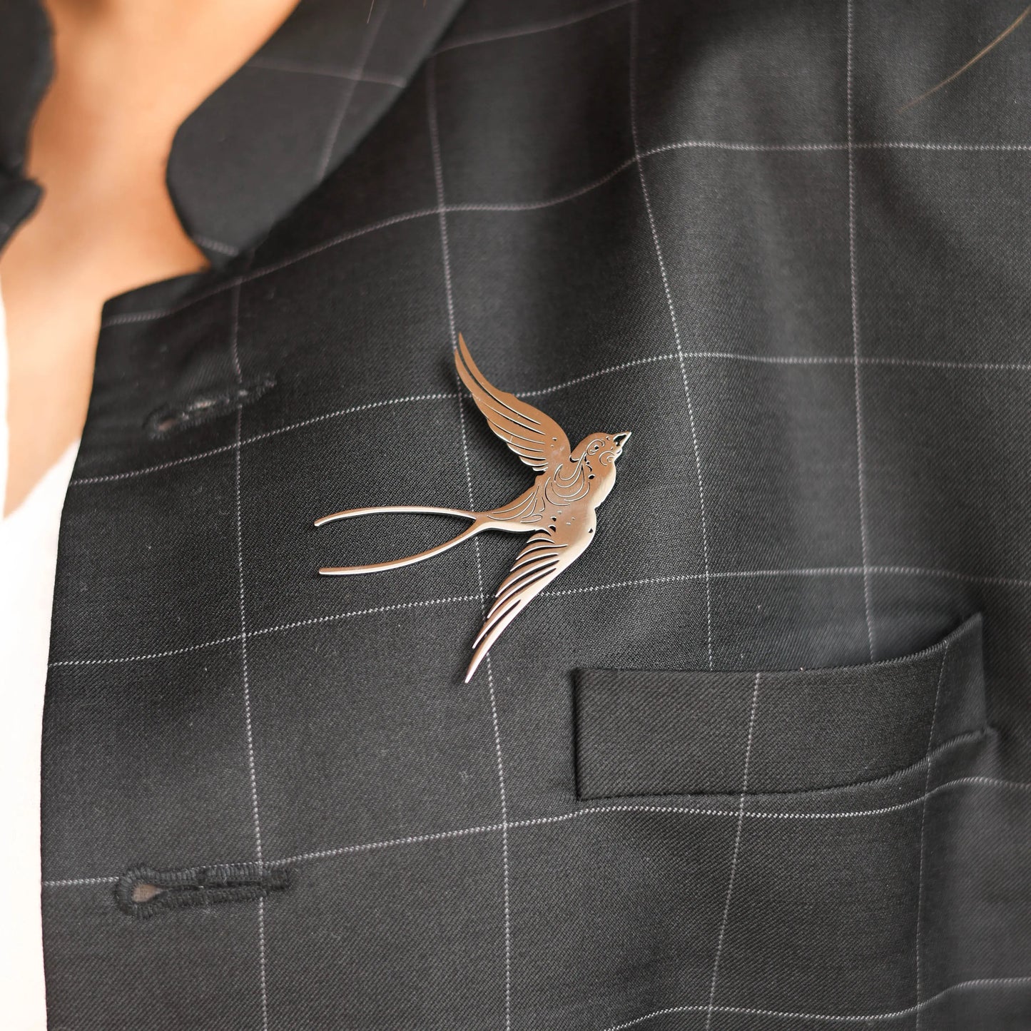 Swallow Bird Brooch
