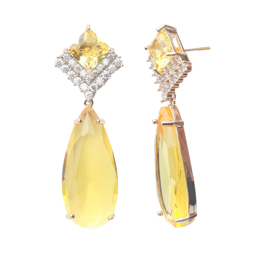 Citrine Dangle Earrings