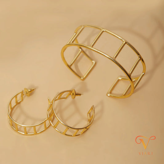 Rosetta Hoop Earrings