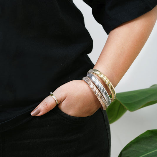 Luna Bangle - Rose Gold