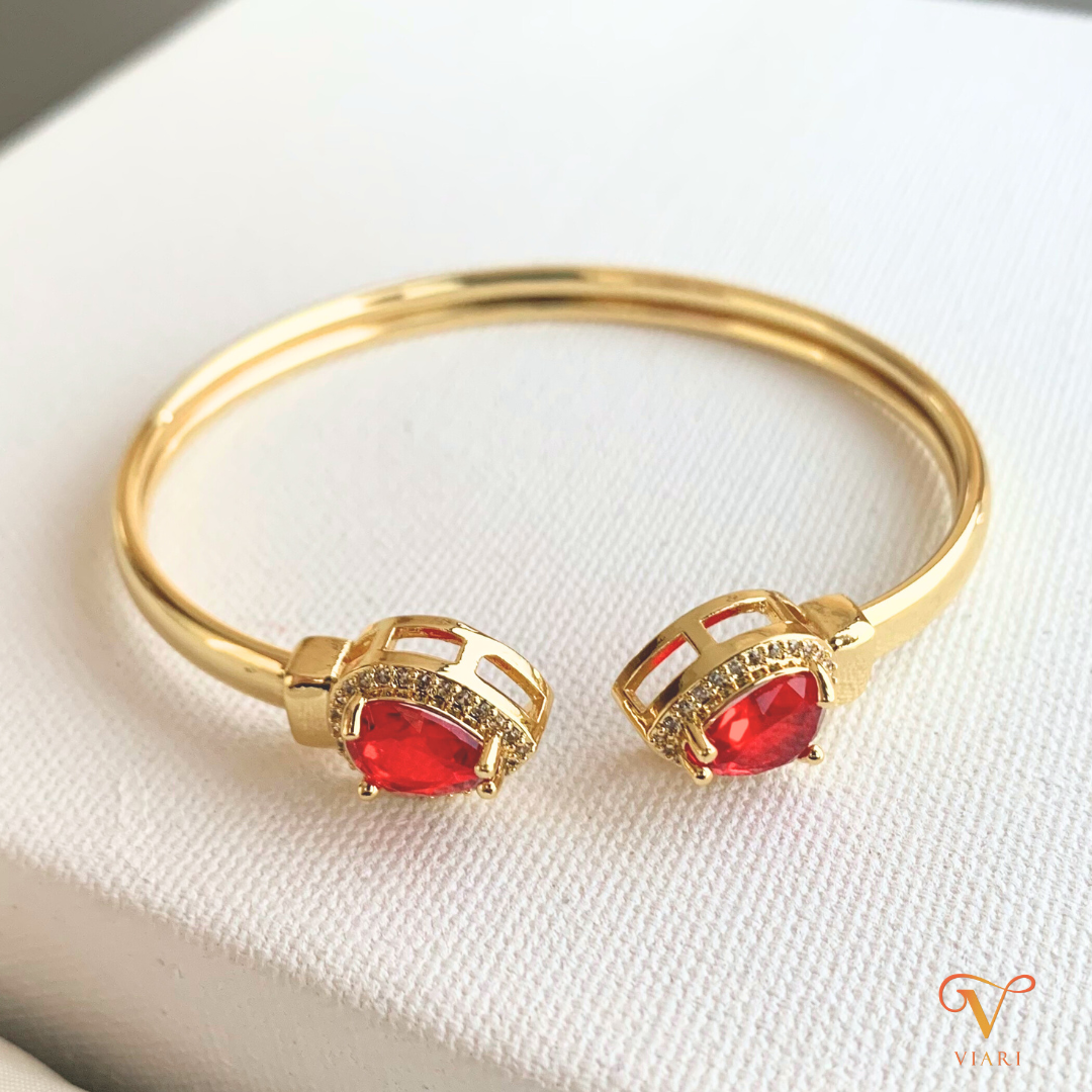 Ruby Cuff Bracelet