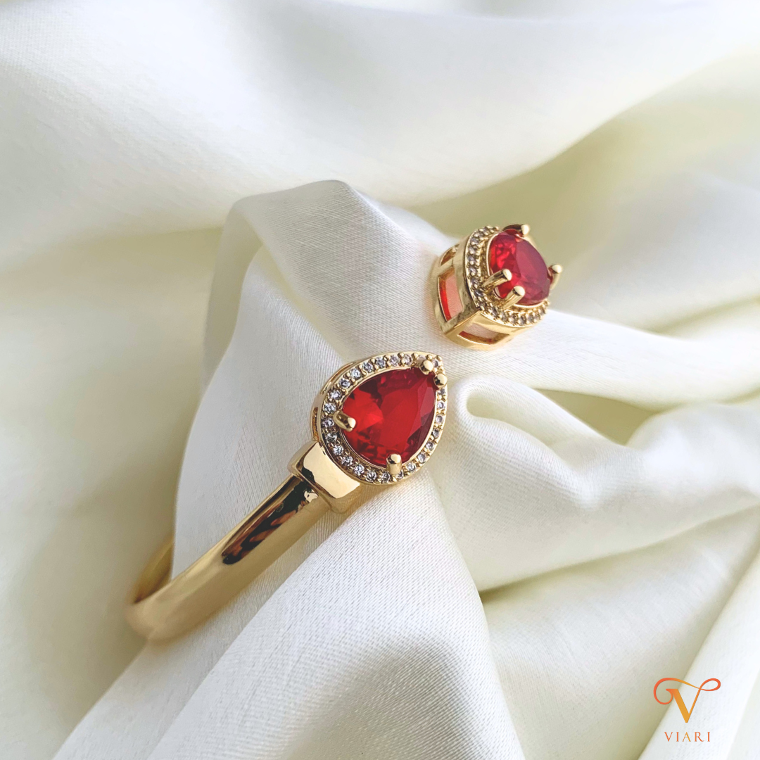 Ruby Cuff Bracelet