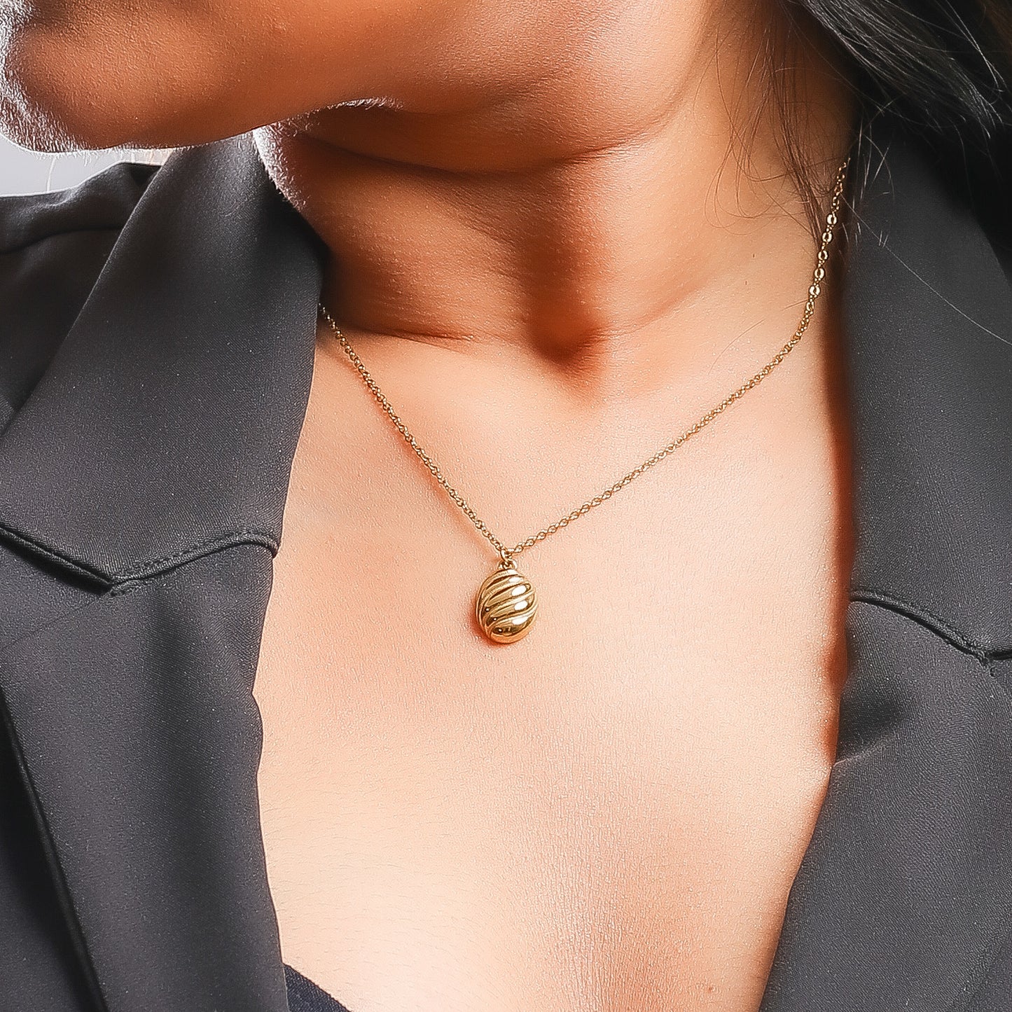 Croissant Necklace