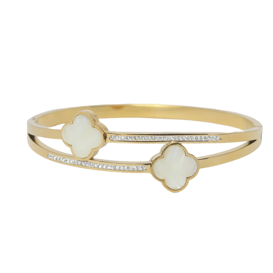 MOP Clover Bangle