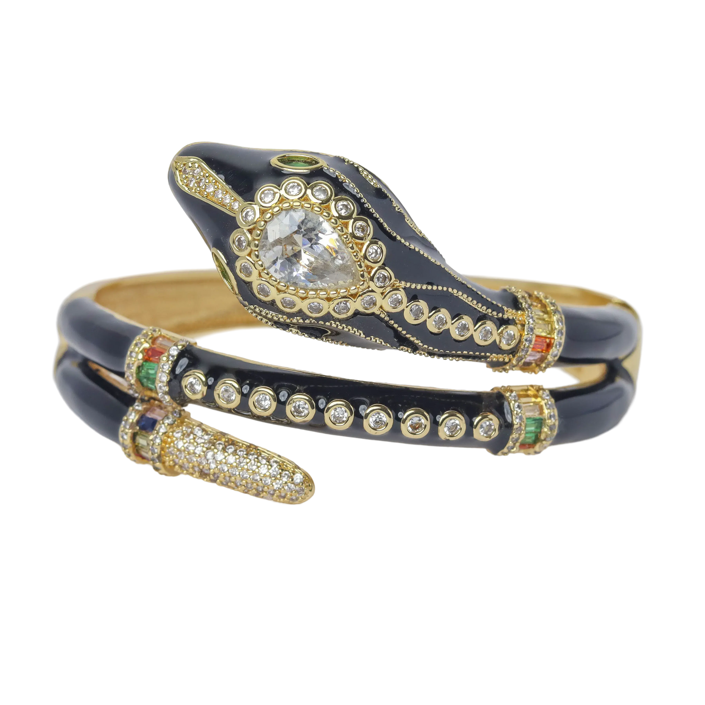 Veronica Serpent Bangle with Cz