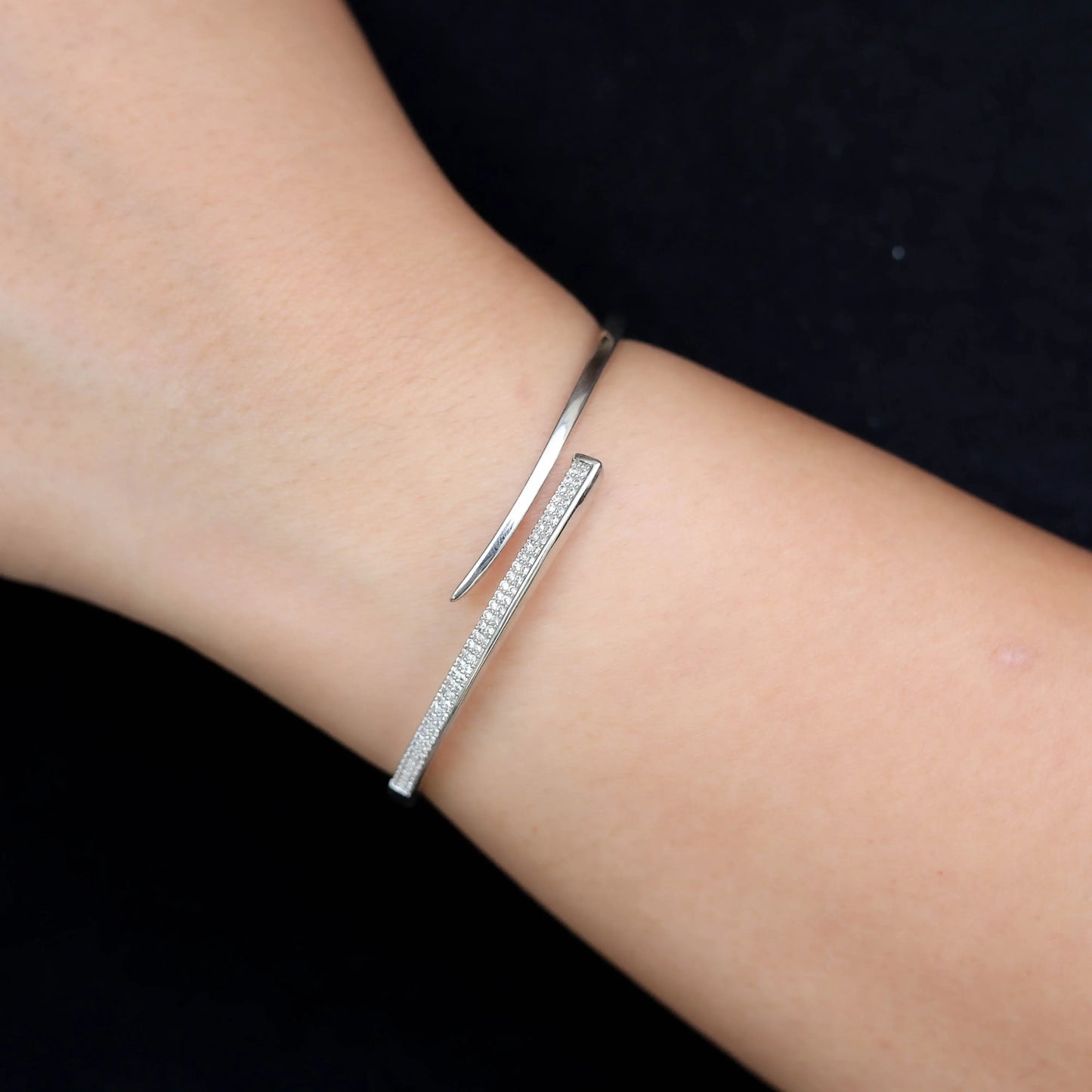Violet Cz Bangle