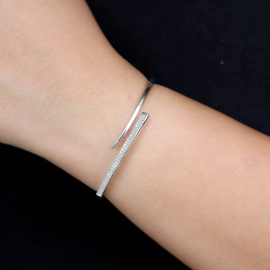 Violet Cz Bangle