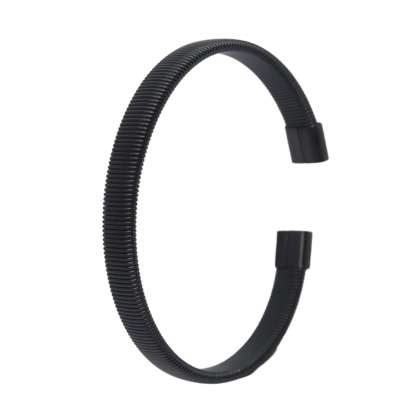 Stackable Cuff Bangle - Black