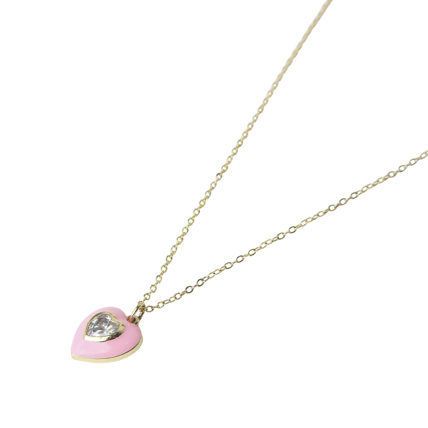Pink Heart Necklace