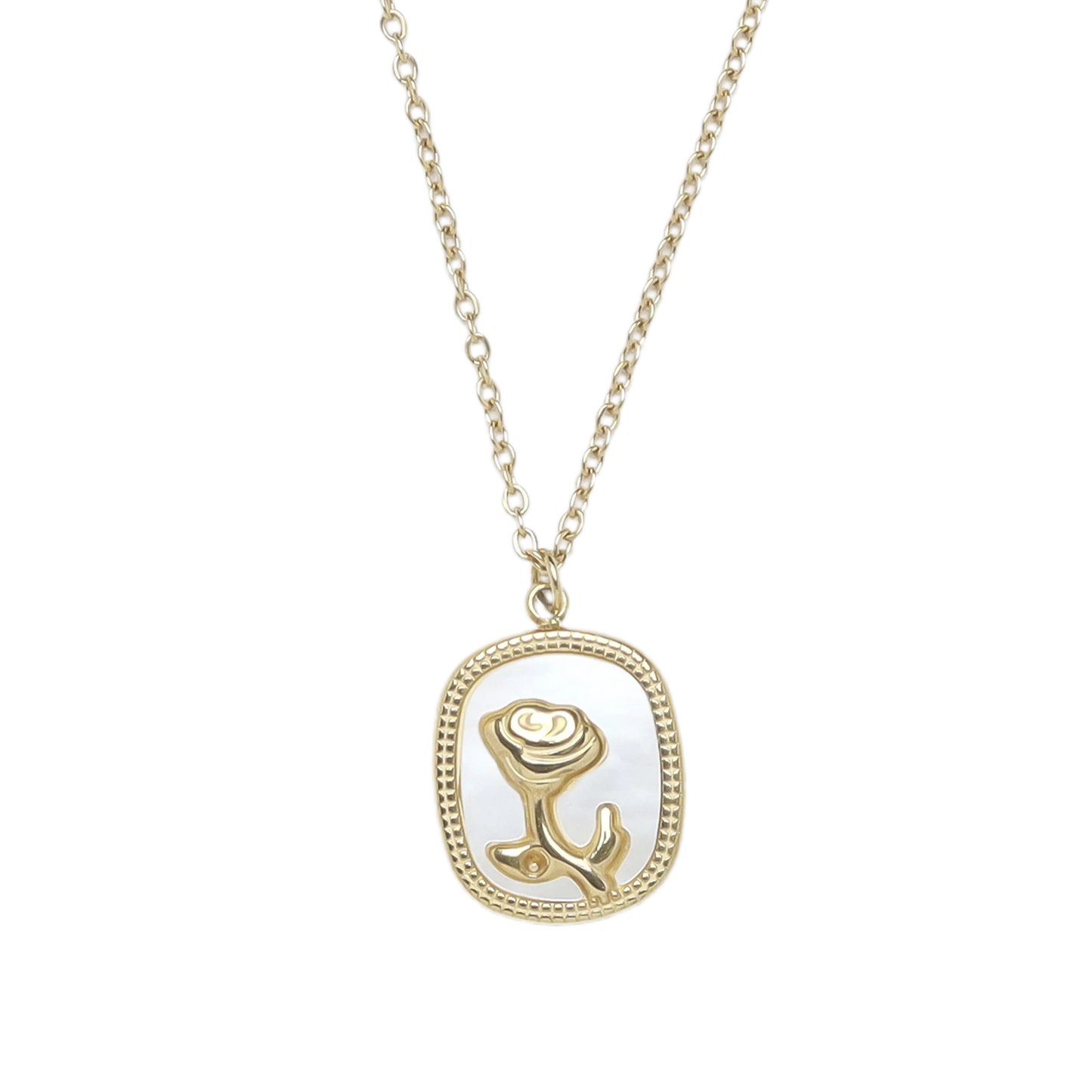 MOP Rose Neckalce