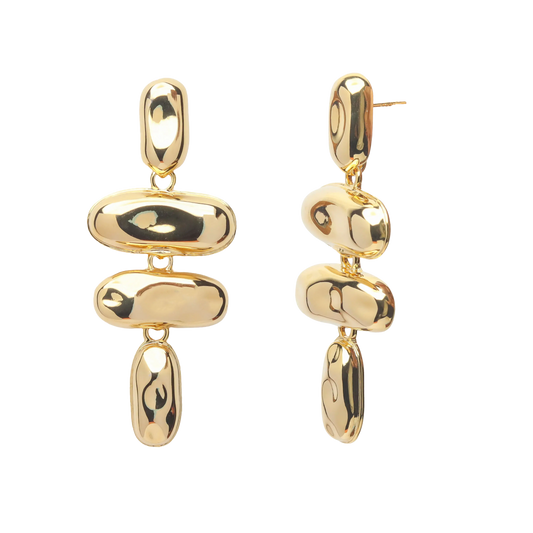 Glossy Dangle Earrings