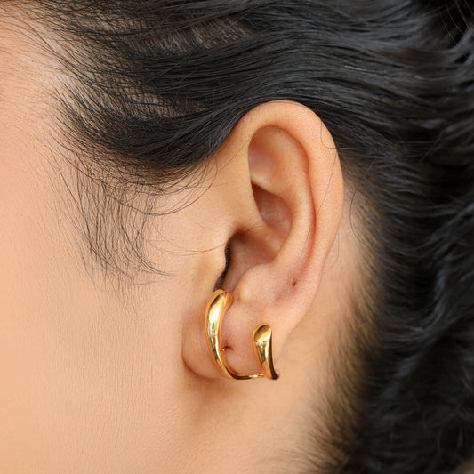 Layered Stud Earrings