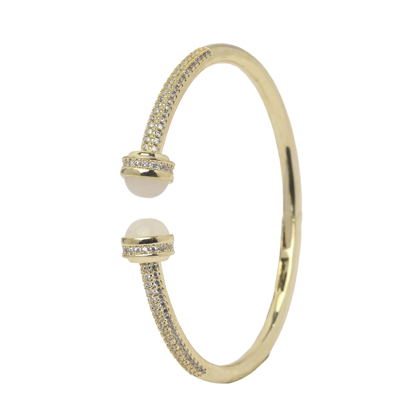 Mia Bangle with Cz - Gold