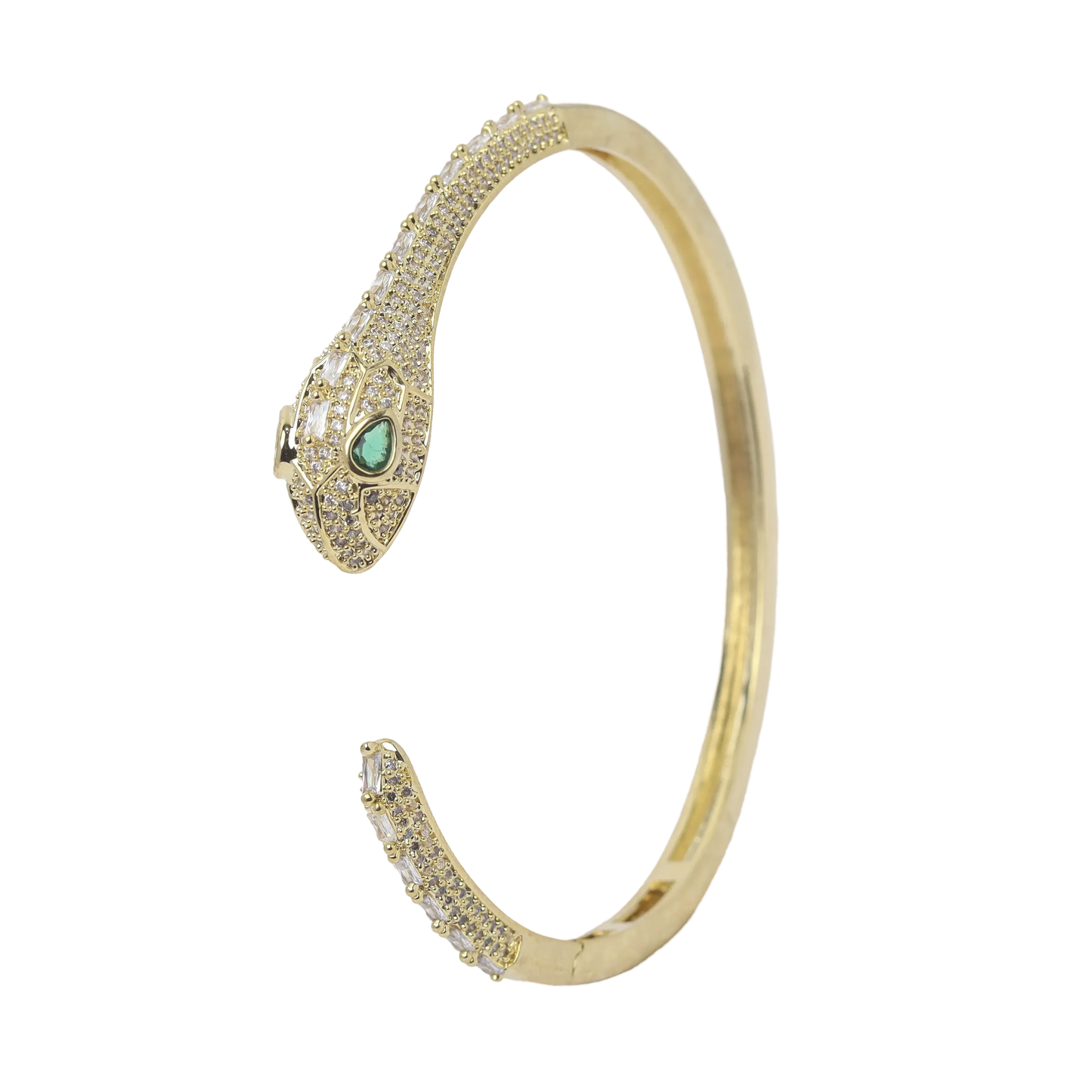Serpent Bangle with Cz