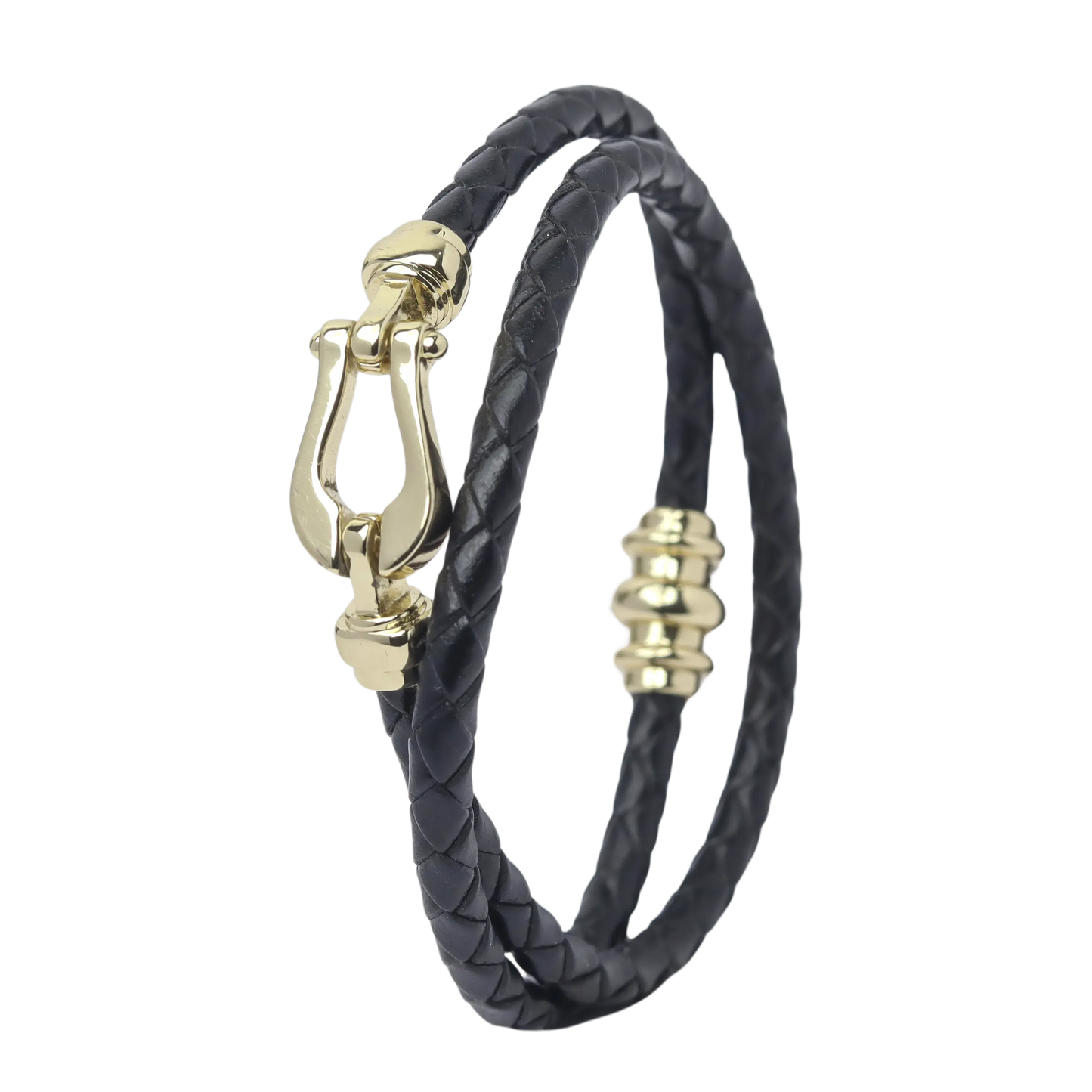 Leather Layer Bracelet - Black