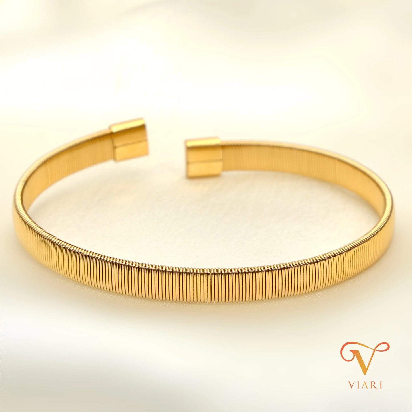 Stackable Cuff Bangle - Gold