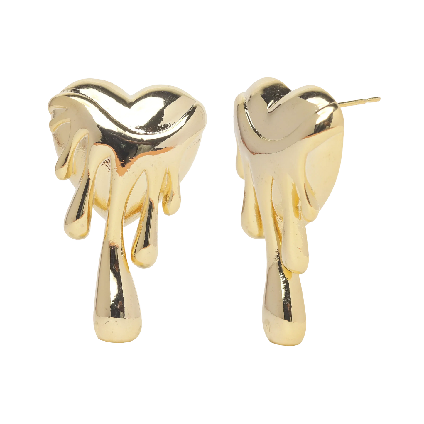 Drip Heart Studs