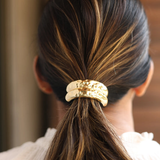 Double Textured Hair Cuff