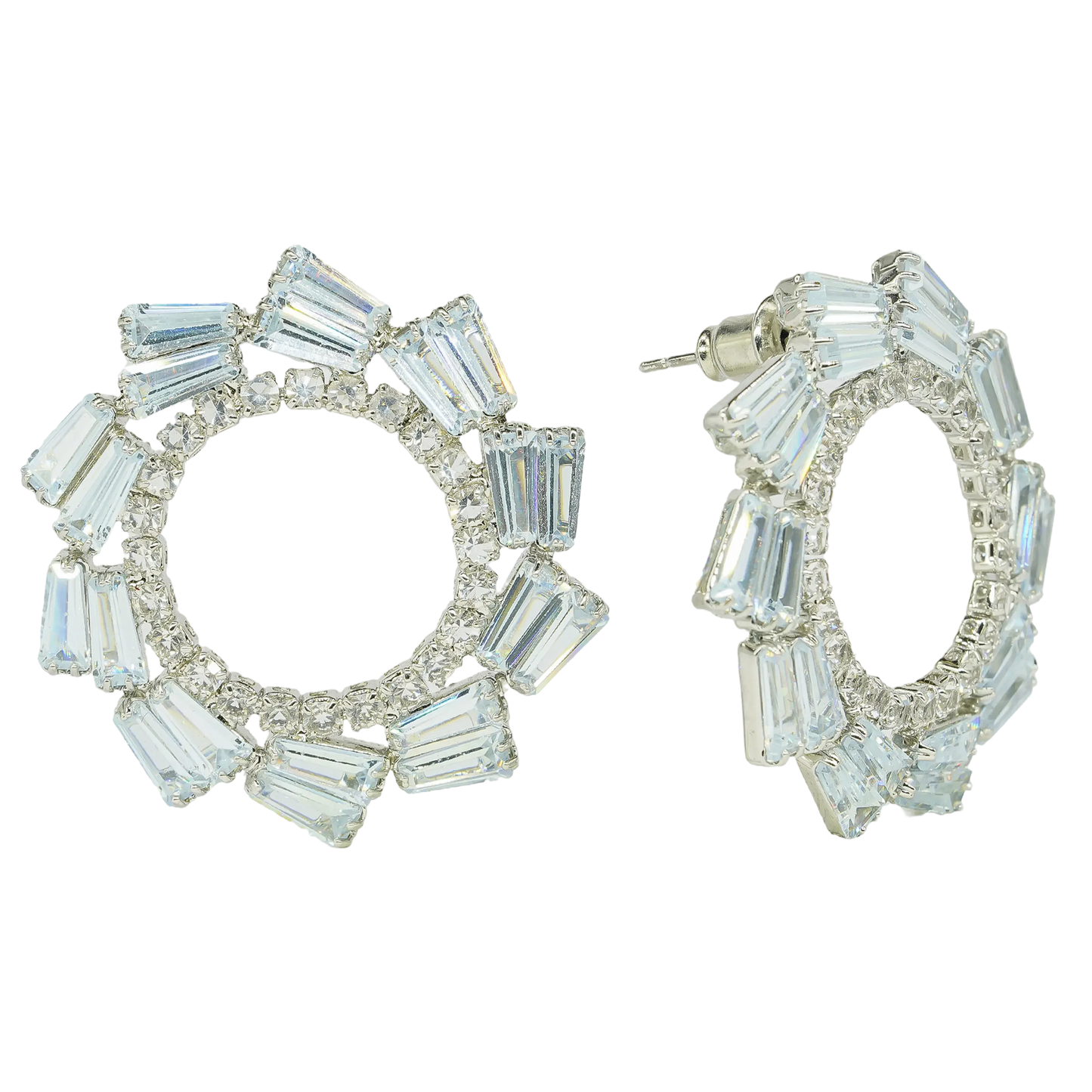 Harmonia Circle Stud Earrings