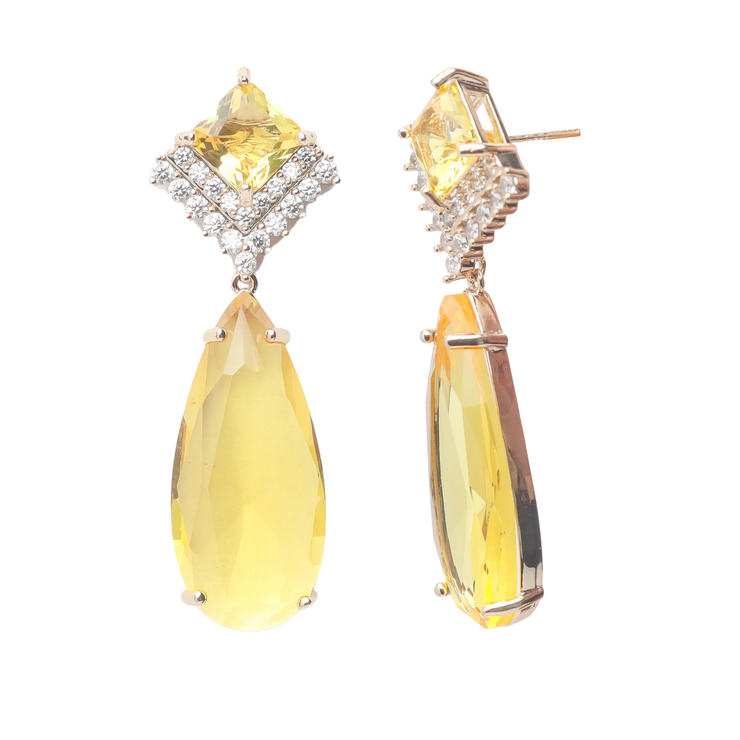 Citrine Dangle Earrings