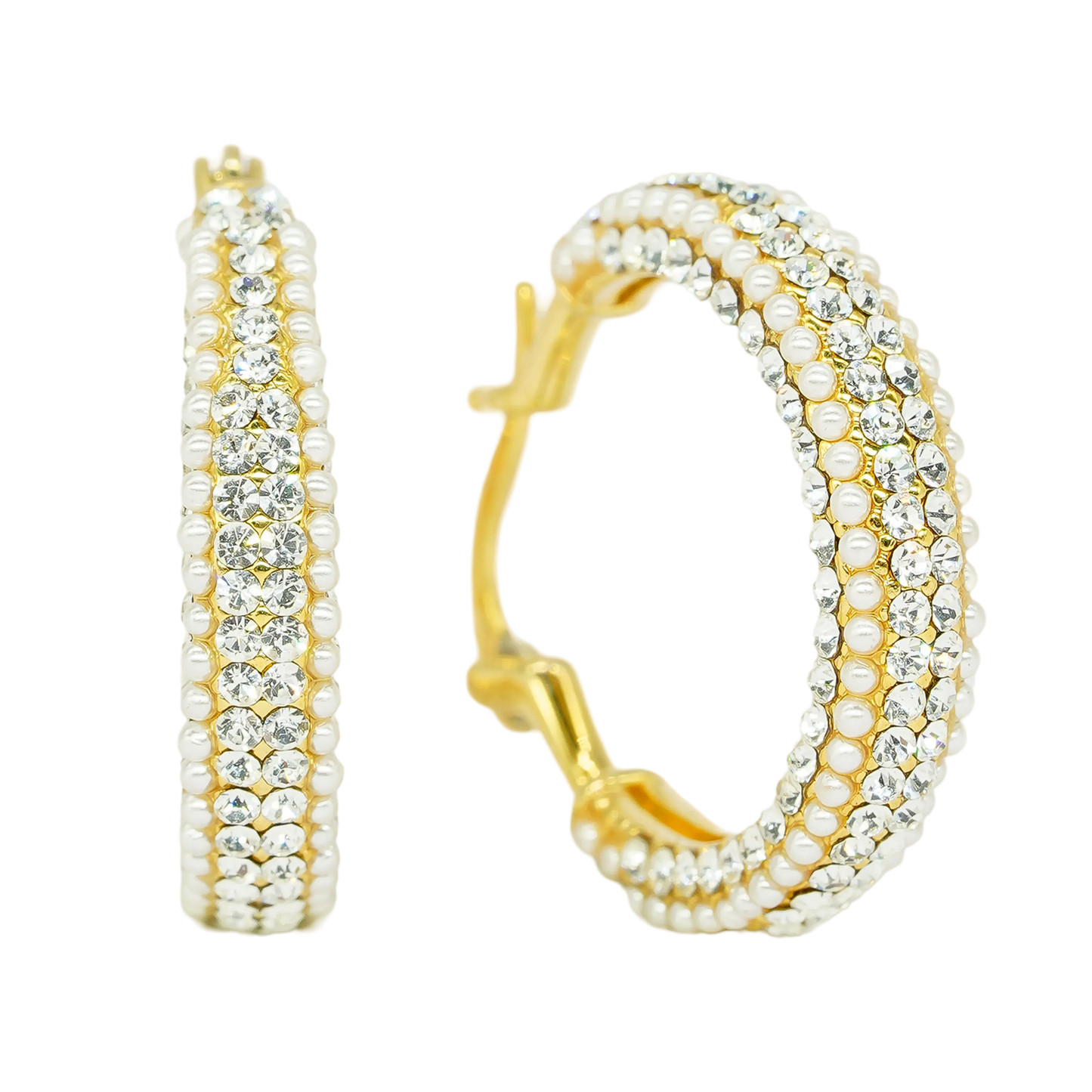 Cz Hoop Earrings